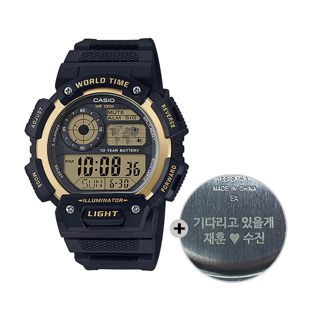 (무료각인) 카시오 군인 시계 군대 전자 AE-1400WH-9A