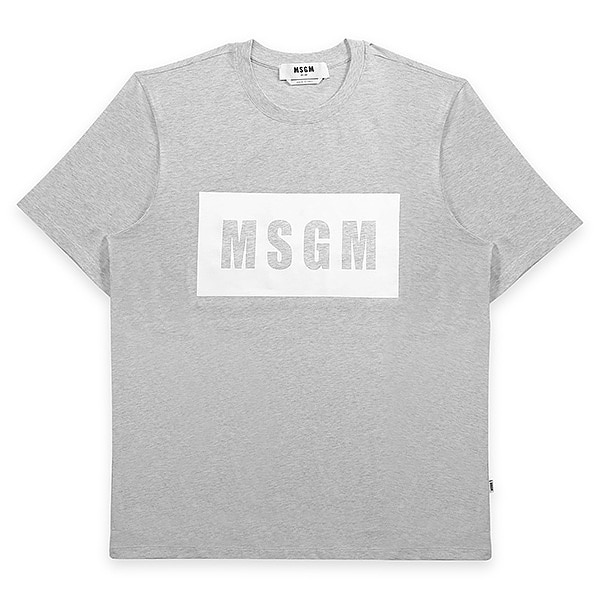 MSGM 남성 티셔츠 반팔 로고 3040MM67 217096 94