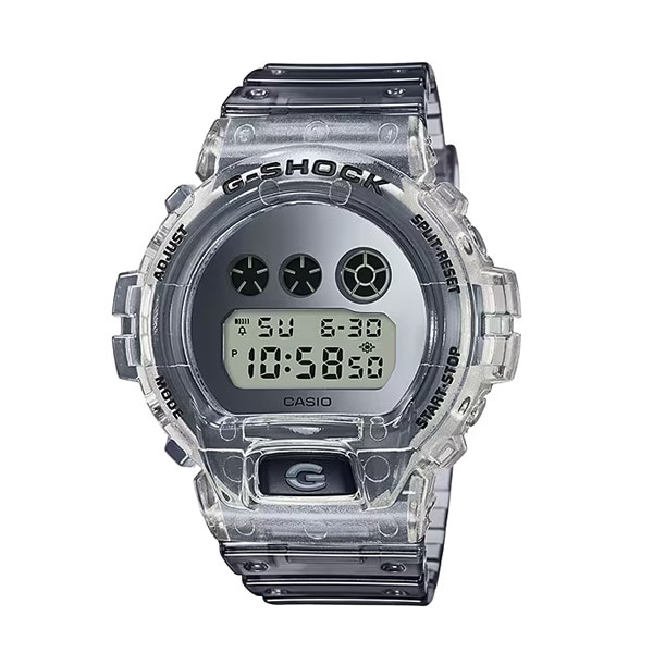 지샥 전자 손목 시계 디지털 클리어 DW-6900SK-1