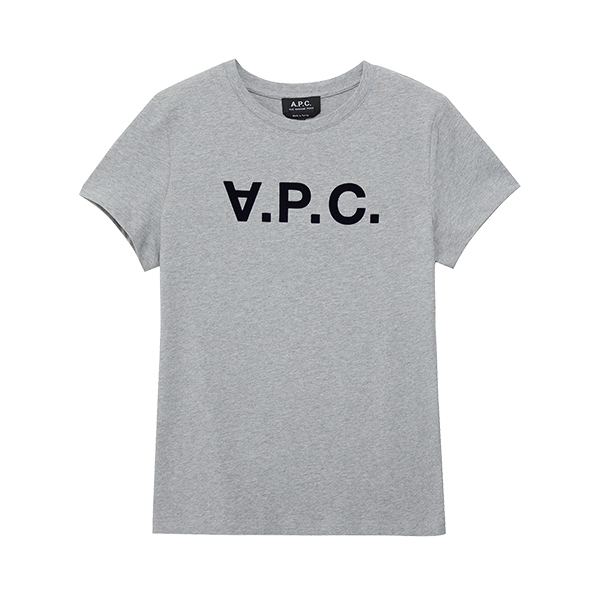 아페쎄 APC 반팔 티셔츠 여성 로고 COEZB F26944 PLB